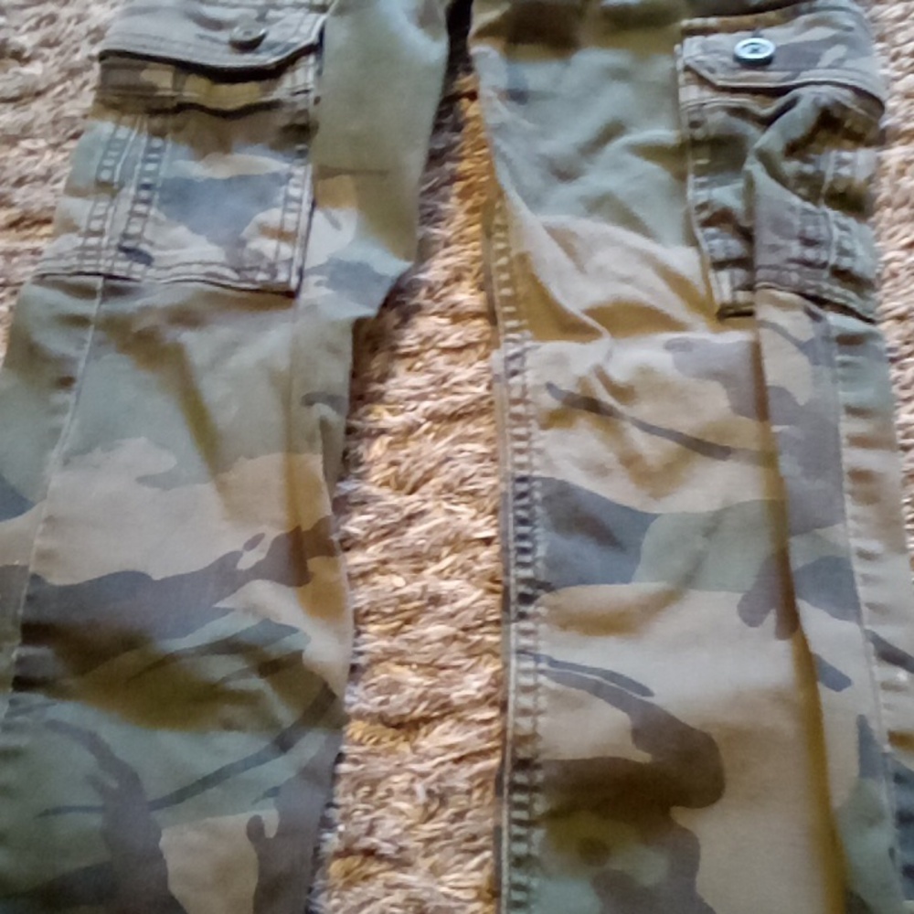 Boys Wrangler Camo Pants